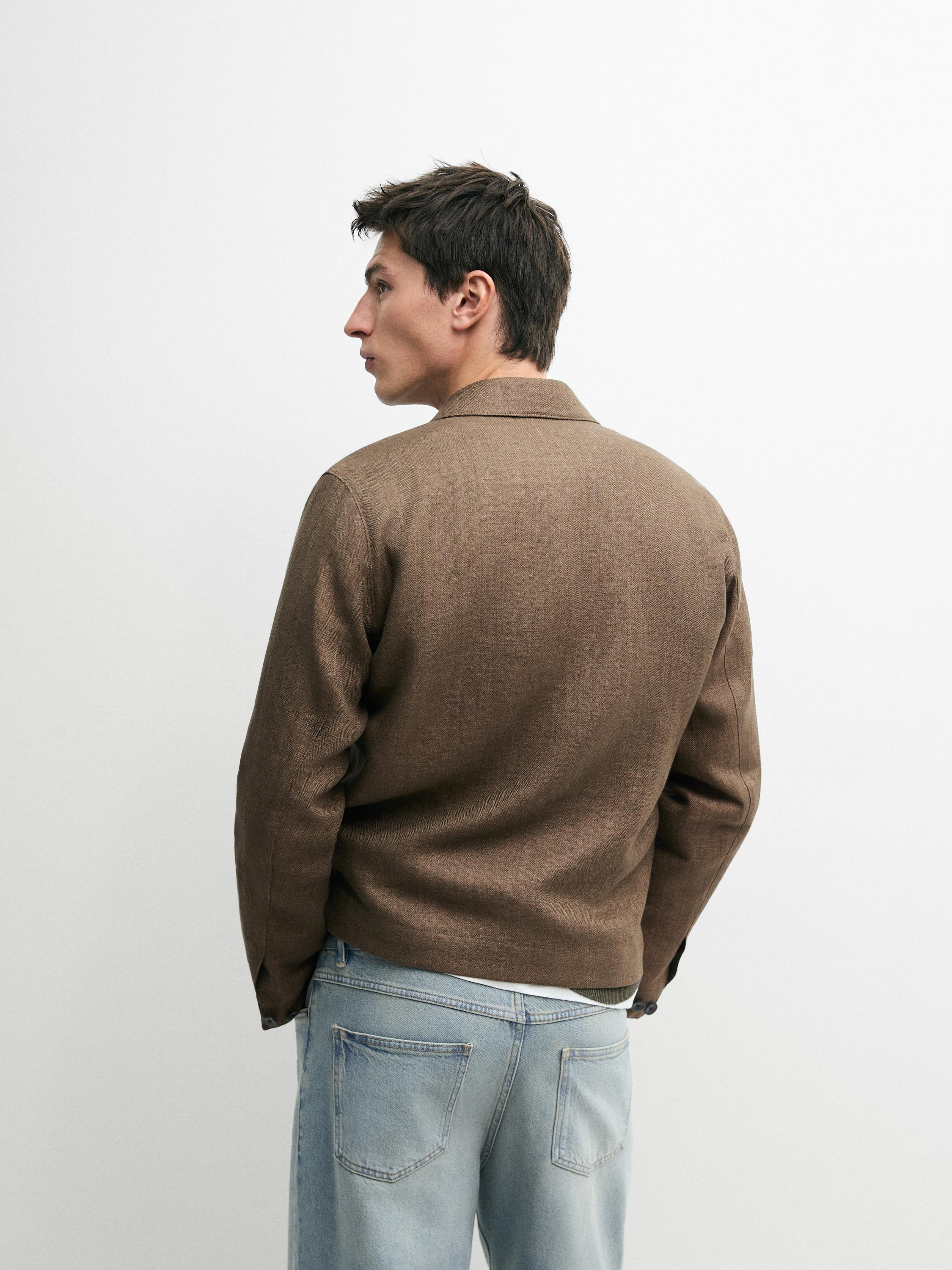 Blouson total look chevrons lin